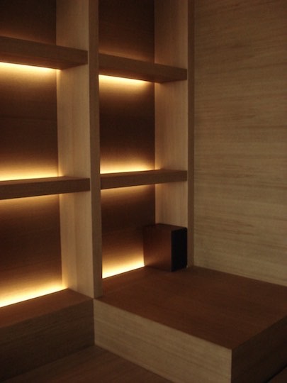 Private project, stripes LED, Knokke