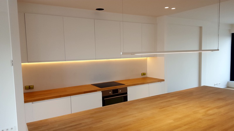 Relighting apartment LED Brussels 