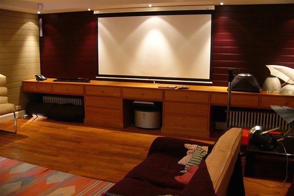 Home theater projection room, Overijse