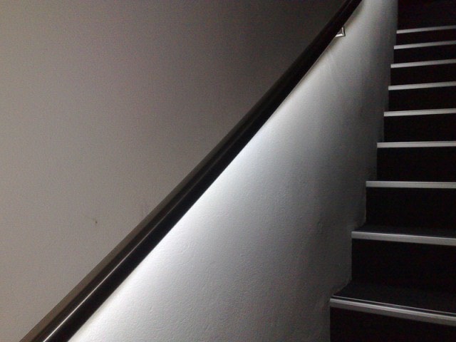 LED lighting for stairs, sample